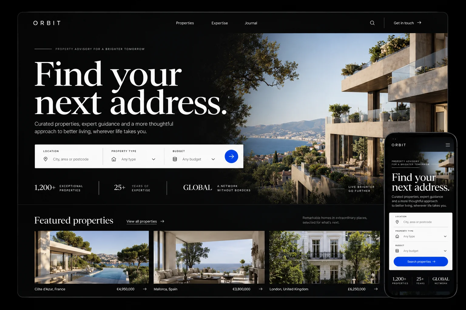 Gameel concept study for a professional services interface